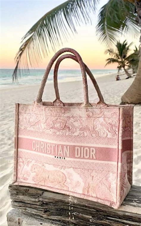 dior bag beach|christian dior cloth tote bag.